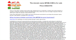 Desktop Screenshot of bfdb.com